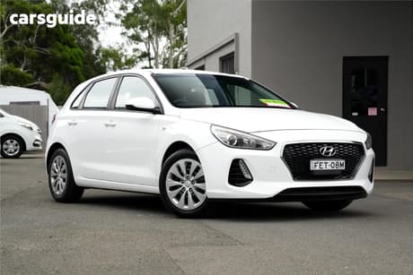White 2018 Hyundai I30 Hatchback Go