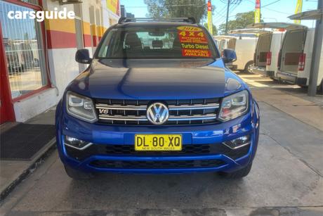 Blue 2016 Volkswagen Amarok Dual Cab Utility V6 Tdi 550 Ultimate