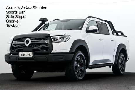 White 2024 GWM Cannon Dual Cab Utility Xsr (4X4)