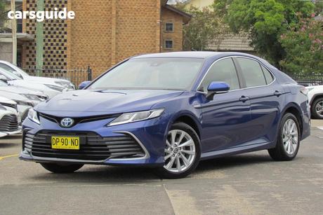 Blue 2024 Toyota Camry Sedan Ascent