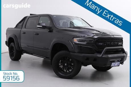 Black 2022 RAM 1500 Crew Cab Utility Limited