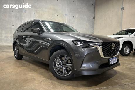 Grey 2024 Mazda CX-80 Wagon G40E Touring