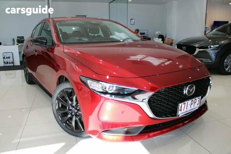 Red 2025 Mazda Mazda3 Sedan G25 Evolve Sp Vision