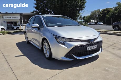 Silver 2022 Toyota Corolla Hatchback Ascent Sport Hybrid
