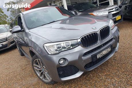 Grey 2017 BMW X3 Wagon Xdrive 20D