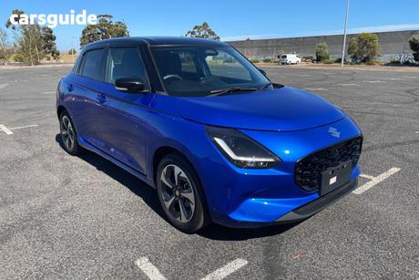 Blue 2024 Suzuki Swift Hatchback Hybrid Glx