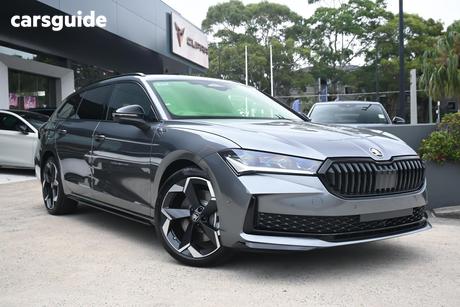 Grey 2025 Skoda Superb Wagon Sportline 206Tsi (4X4)