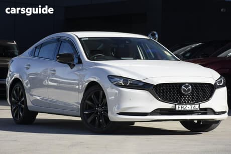 White 2024 Mazda 6 Sedan G35 Gt Sp