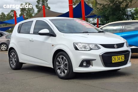 White 2017 Holden Barina Hatchback Ls