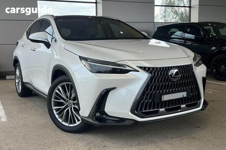 White 2024 Lexus NX350H Wagon Luxury Hybrid Awd
