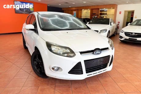 White 2012 Ford Focus Hatchback Sport