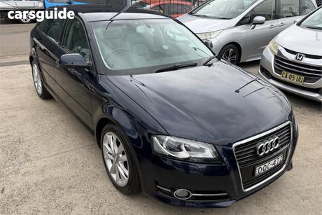 Blue 2010 Audi A3 Hatchback Sportback 1.8 Tfsi Ambition