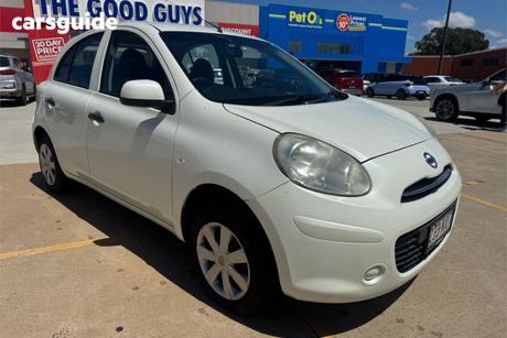 White 2013 Nissan Micra Hatchback St