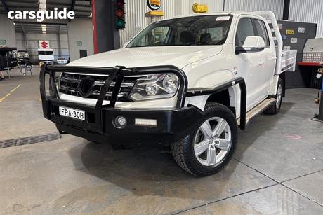 White 2019 Volkswagen Amarok Dual Cab Utility V6 Tdi 550 Highline