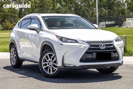 White 2017 Lexus NX300H Wagon Luxury Hybrid (Fwd)