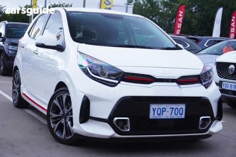 White 2022 Kia Picanto Hatchback Gt-Line (Pe)