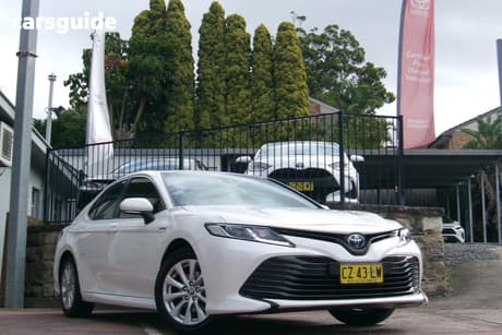 White 2020 Toyota Camry Sedan Ascent