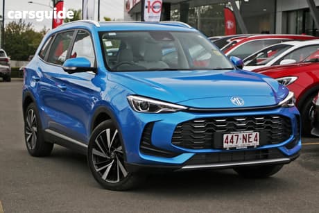 Blue 2025 MG ZS Wagon Essence Hybrid+