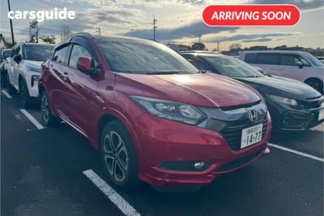 Red 2016 Honda VEZEL HYBRID SUV Z