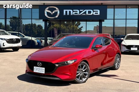 Red 2021 Mazda 3 Hatchback G25 Evolve