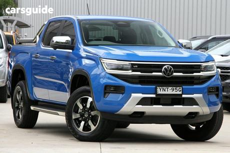 Blue 2023 Volkswagen Amarok Dual Cab Utility Style Tdi600 4Motion