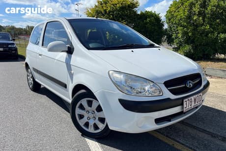 White 2010 Hyundai Getz Hatchback S