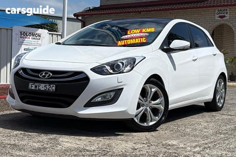 White 2013 Hyundai I30 Hatchback Premium