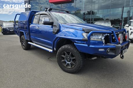 Blue 2022 Ford Ranger Super Cab Utility Xlt 3.2 (4X4)