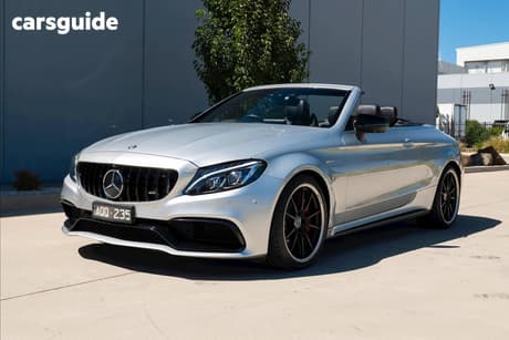 Silver 2017 Mercedes-Benz C63 Coupe S