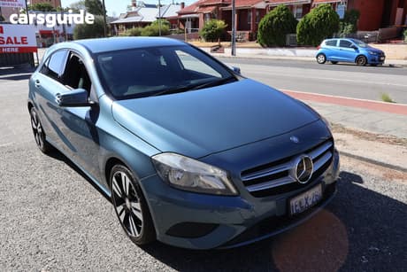 Blue 2013 Mercedes-Benz A200 Hatchback Be