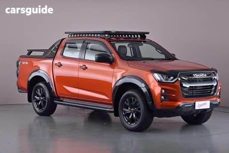 Orange 2023 Isuzu D-MAX Crew Cab Utility X-Terrain (4X4)