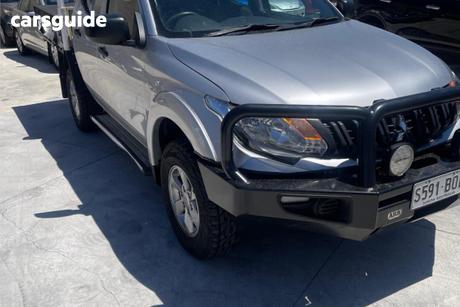 Silver 2016 Mitsubishi Triton Dual Cab Utility Glx Plus (4X4)