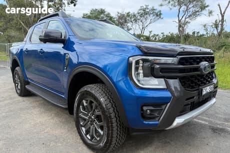 Blue 2025 Ford Ranger Double Cab Pick Up Wildtrak 3.0 (4X4)
