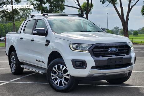 White 2019 Ford Ranger Double Cab Pick Up Wildtrak 2.0 (4X4)