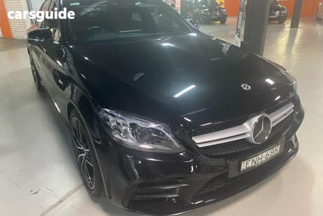 Black 2021 Mercedes-Benz C43 Sedan