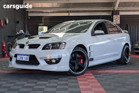 White 2012 HSV Clubsport Sedan R8 R