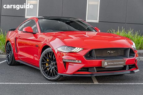 Red 2018 Ford Mustang Coupe Fastback Gt 5.0 V8