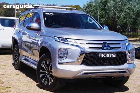 Silver 2021 Mitsubishi Pajero Sport Wagon Exceed (4X4) 7 Seat