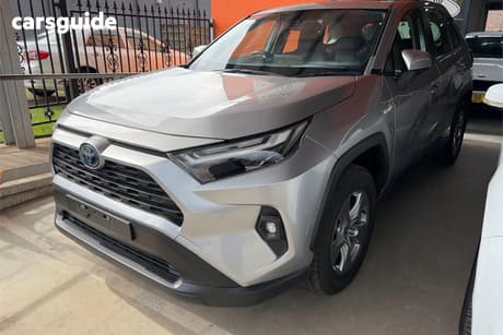 Silver 2022 Toyota RAV4 Wagon Gx (Awd) Hybrid