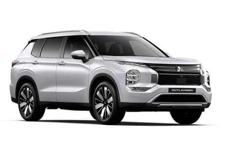 White 2025 Mitsubishi Outlander Wagon Aspire 7 Seat (Awd)