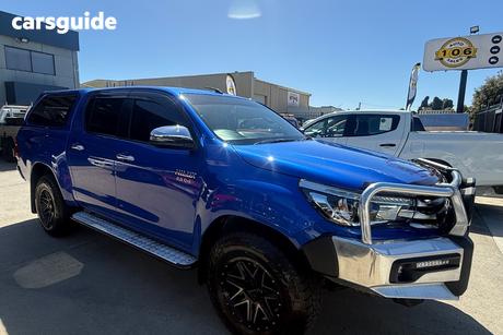 Blue 2018 Toyota Hilux Double Cab Pick Up Sr5 (4X4)