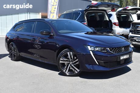 Blue 2021 Peugeot 508 Sportswagon Gt