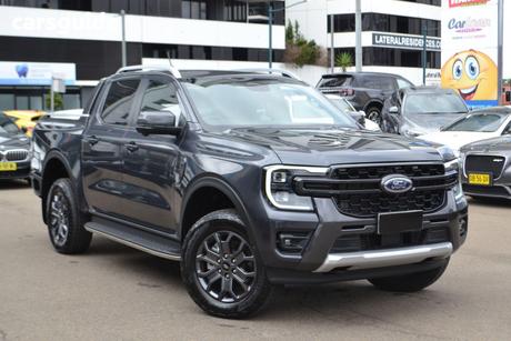 Grey 2023 Ford Ranger Double Cab Pick Up Wildtrak 3.0 (4X4)