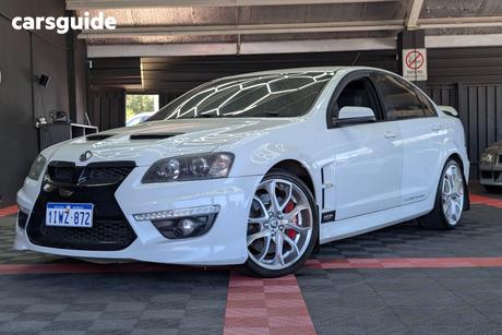 White 2011 HSV Clubsport Sedan R8
