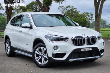 White 2015 BMW X1 Wagon Xdrive 20D