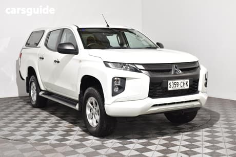 White 2020 Mitsubishi Triton Double Cab Pick Up Glx+ (4X4)
