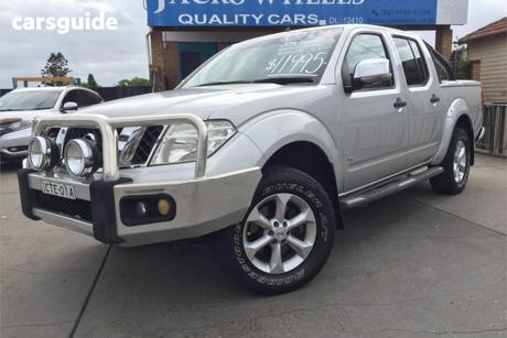 Silver 2011 Nissan Navara Dual Cab Utility St-X 550 (4X4)