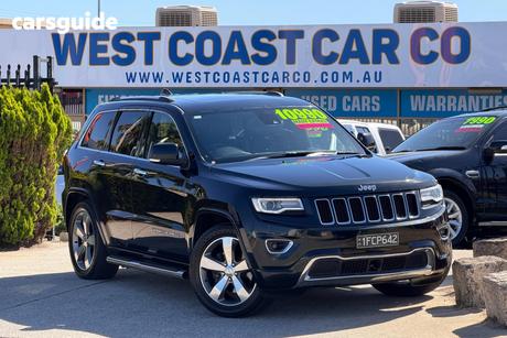 Black 2014 Jeep Grand Cherokee Wagon Overland (4X4)