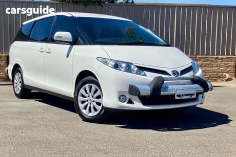 White 2019 Toyota Tarago Wagon Gli