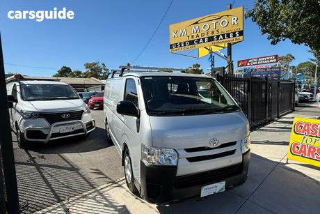 Silver 2016 Toyota HiAce Van Lwb
